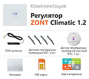 ZONT Climatic 1.2 Погодозависимый автоматический GSM / Wi-Fi регулятор (1 ГВС + 2 прямых/смесительных) с доставкой в Санкт-Петербург